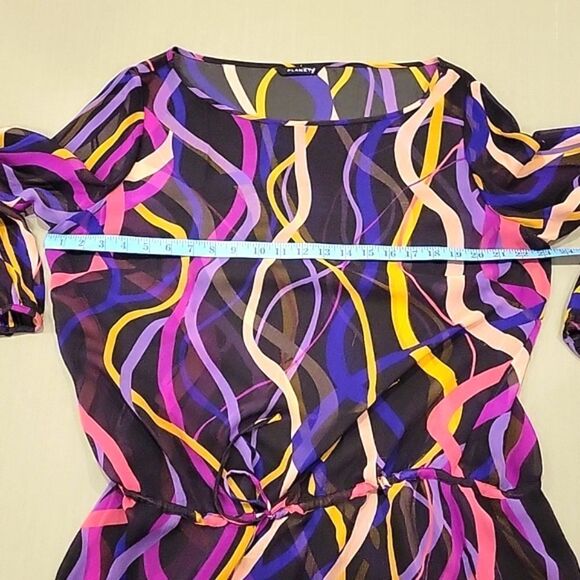 Planet 100% Silk Blouse 12 - Picture 7 of 9